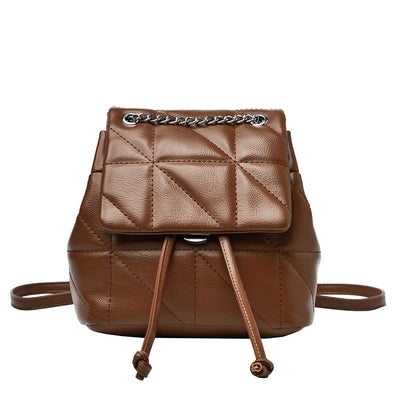 Mochila de Cuero Suave Convertible - Diseño Minimalista y Versátil