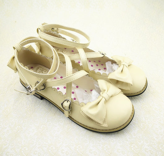 Zapatos de Princesa para Niña con Moño y Tira Cruzada - Image 7