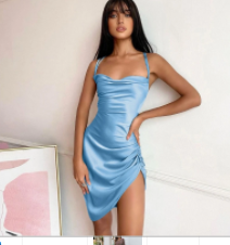 Vestido Tipo Peto Europeo Americano Elegante - Image 7