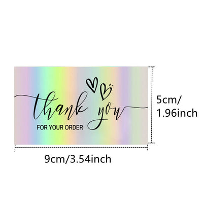Pack 50 Tarjetas de Felicitación Holográficas Láser para Regalos - Image 19