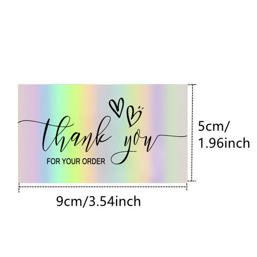 Pack 50 Tarjetas de Felicitación Holográficas Láser para Regalos - Image 19