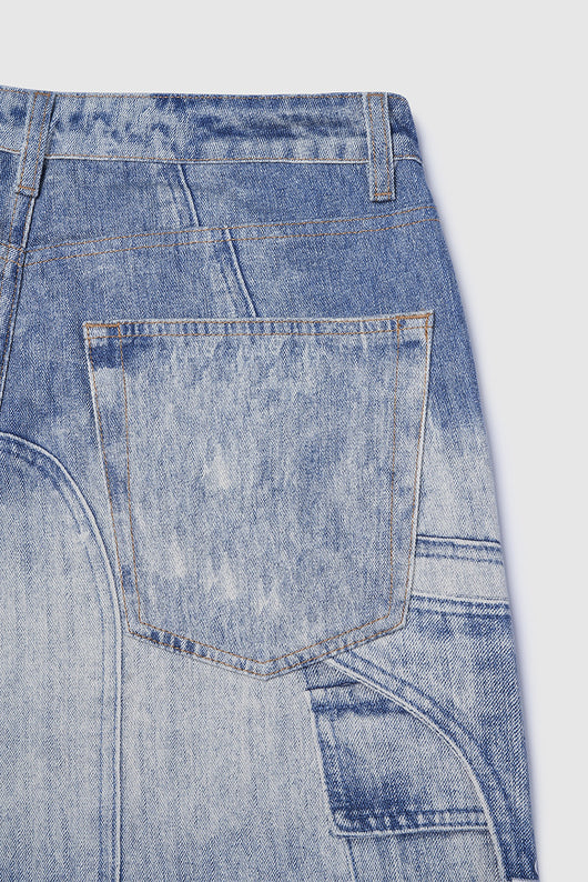 Jeans con Bordado Artesanal y Estampado Digital Lavado - Image 10