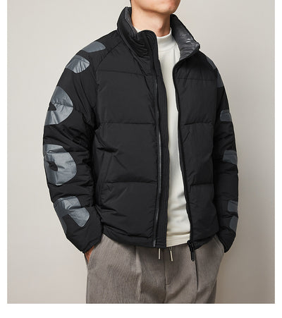 Chaqueta Acolchada para Hombre con Estampado Contraste - Image 29