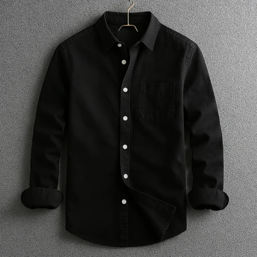 Camisa Casual de Negocios para Hombre Otoño