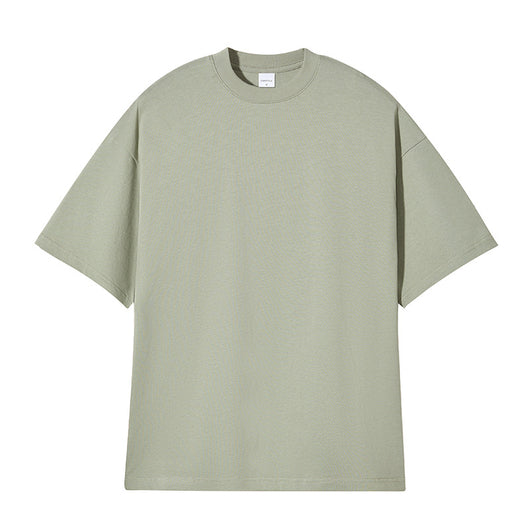 Men's basic short sleeve t-shirt in a solid teal color, featuring a comfortable crew neck and relaxed fit. - Image 14