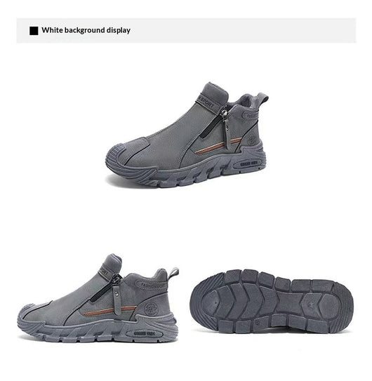 Zapatos de Trabajo Antideslizantes para Hombre con Cierre de Cremallera - Image 9