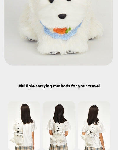 Peluche Perro West Highland Blanco Suave y Adorable - Image 15