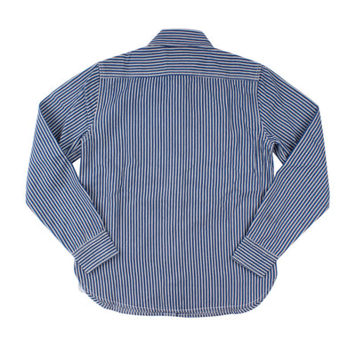Camisa de Rayas Verticales Estilo Retro Americano para Hombre - Image 4