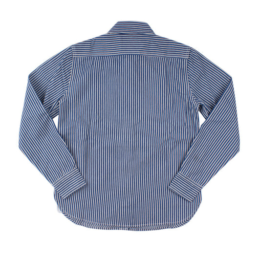 Camisa de Rayas Verticales Estilo Retro Americano para Hombre - Image 4