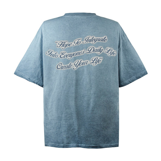 Playera Casual de Algodón con Diseño Tie-Dye para Hombre - Image 7