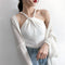 Blusa Tejida Hombro Descubierto para Mujer - Diseño Sexy y Moderno