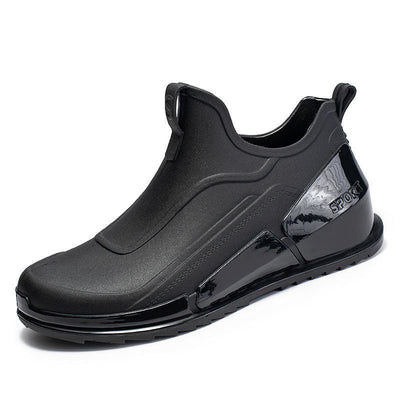 Botas de Lluvia Hombre Cortas con Suela Gruesa - Diseño Moderno Antideslizante - Image 8