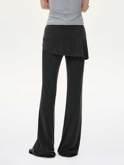 Pantalones Casuales Tejidos con Detalles de Encaje y Cordones - Image 3