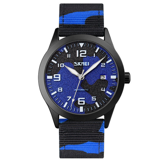 Reloj Automático Mecánico con Correa Táctica Camuflaje - Image 5