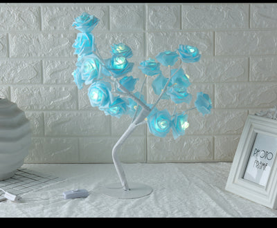 Lámpara de Mesa Árbol LED Rosa - Luz Decorativa Modeladora - Image 11