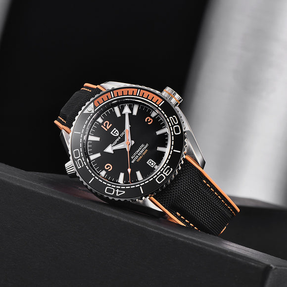 Reloj Mecánico Digital Rotatorio con Bisel Luminoso para Hombre