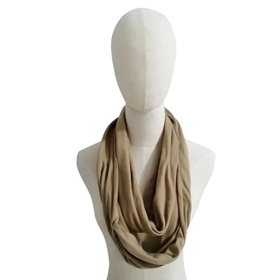 Pañuelo Funcional para Mujer con Bolsillo Cremallera y Jersey Liso - Image 53