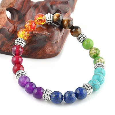 Pulsera Chakra de Piedras Naturales para Yoga y Energía - Image 33