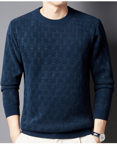 Suéter Grueso de Lana Jacquard con Forro Polar para Hombre - Image 20