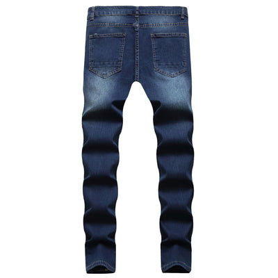 Pantalones Vaqueros Slim Fit Blancos Rotos para Hombre - Diseño Moderno Mate - Image 18
