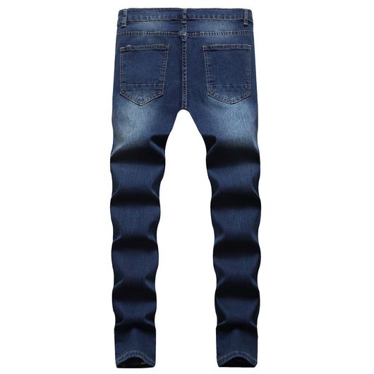Pantalones Vaqueros Slim Fit Blancos Rotos para Hombre - Diseño Moderno Mate - Image 18