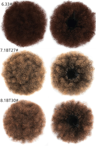 Peluca Rizada Africana Voluminosa - Pack de Cabello Esponjoso - Image 6