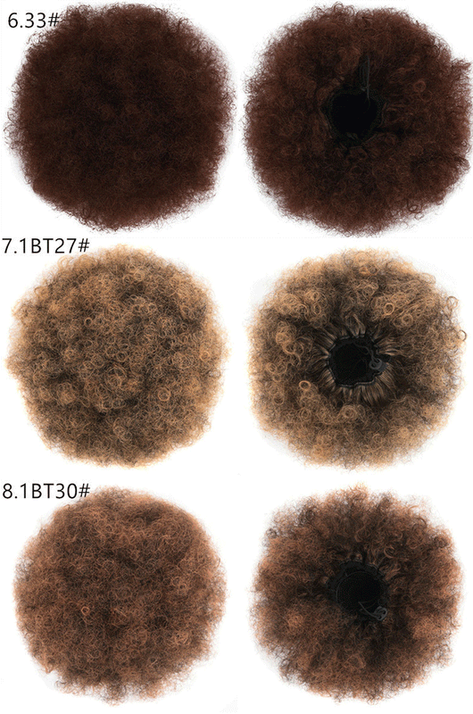 Peluca Rizada Africana Voluminosa - Pack de Cabello Esponjoso - Image 6