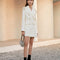 Vestido Sastre Cruzado en Lana Premium