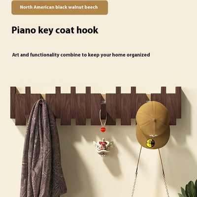Perchero de Madera Maciza sin Taladro para Pared - Gancho Minimalista para Hogar - Image 3