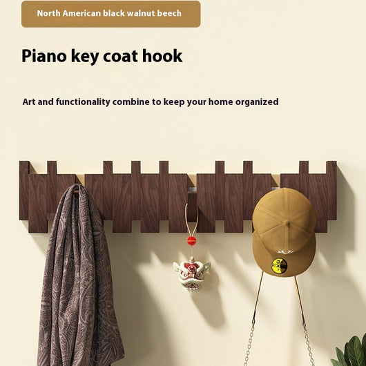 Perchero de Madera Maciza sin Taladro para Pared - Gancho Minimalista para Hogar - Image 3