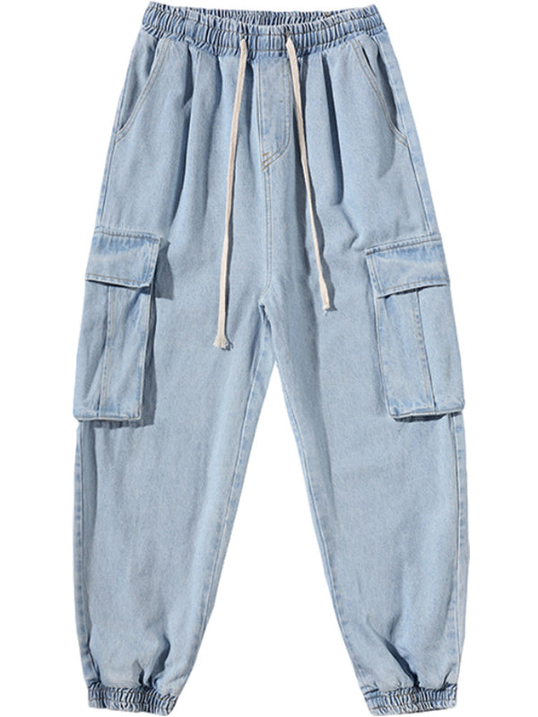 Jeans Vintage Japoneses Oversized para Hombre - Estilo Street Fashion