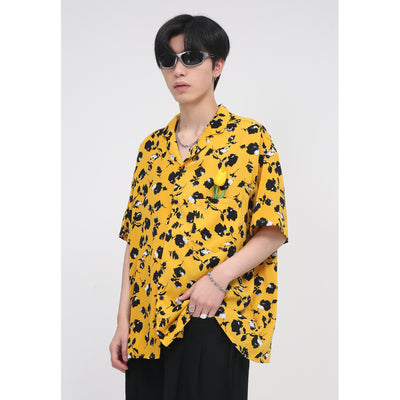Camisa Estampada para Hombre con Bolsillos Tulipán - Image 4