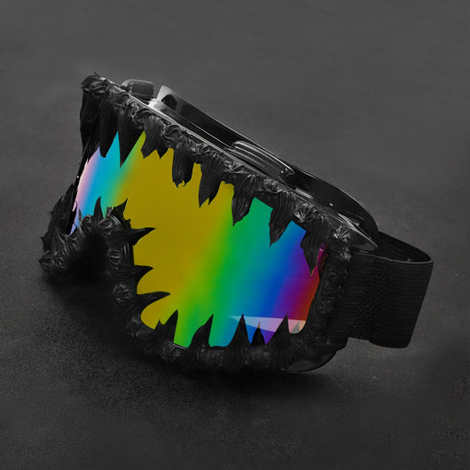 Gafas de Sol Reflectantes con Efecto Resina Brillante - Estilo Hip-Hop Rock - Image 13