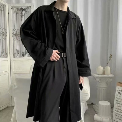 Camisa Suelta de Manga Larga Estilo Coreano para Hombre - Image 3
