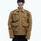 Chaqueta Cargo Profesional Multi-bolsillos para Trabajo Pesado