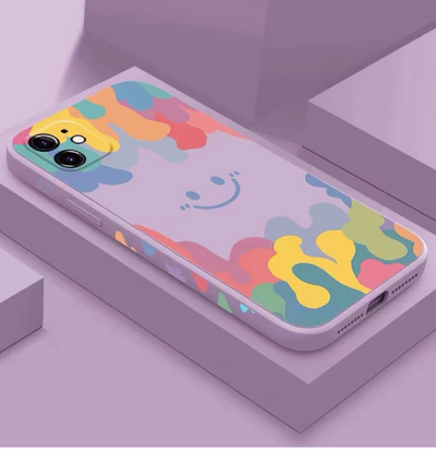 Funda Protectora de Silicona con Diseño Acuarela para Teléfono - Image 4