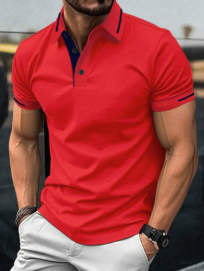 Camisa Casual Transpirable de Manga Corta para Negocios y Commuting - Image 7