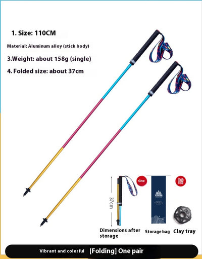 Bastón de Trekking Plegable en Fibra de Carbono - Image 5