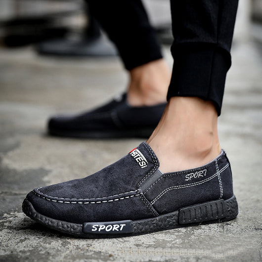 Zapatos Casuales de Hombre en Lona Denim Lavado - Image 15