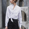 Blusa Suelta Asimétrica e Irregular para Mujer