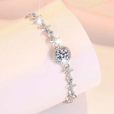 Pulsera de Plata Esterlina 925 con Diamante Moissanita para Mujer - Image 4
