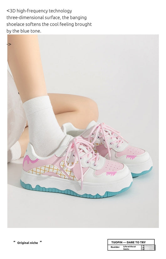 Tenis Deportivos Casuales para Mujer con Plataforma Transpirable - Image 9