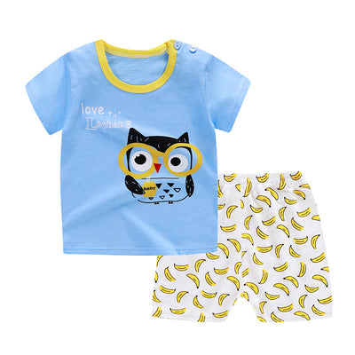 Traje Infantil de Algodón con Manga Corta para Bebé - Image 4