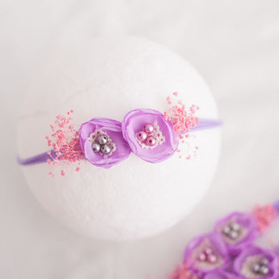 Diadema Floral Artesanal para Bebé - Joya Delicada para el Cabello - Image 32