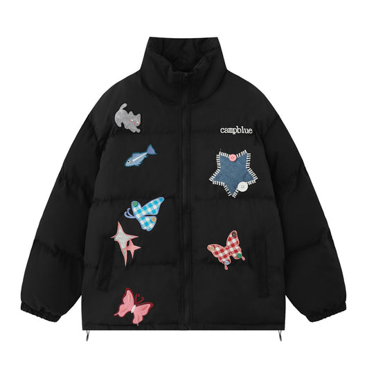 Chaqueta de Algodón para Hombre XINGX con Parche de Mariposa - Image 12