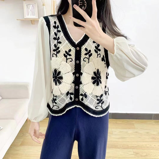 Cardigan de Punto Fino Diseño Relajado para Mujer - Image 2