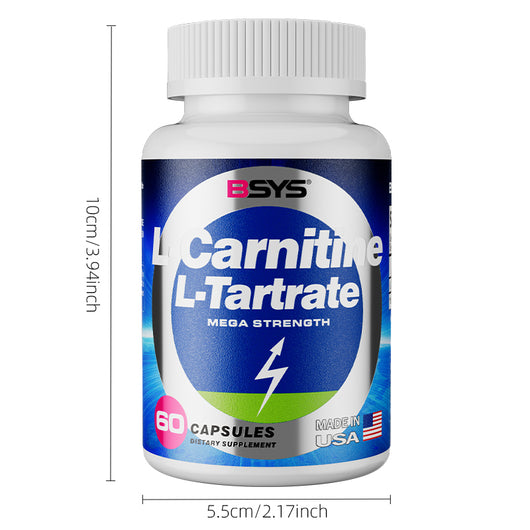L-Carnitina L-Tartrato 60 Cápsulas - Suplemento de Energía y Rendimiento - Image 2