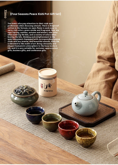 Juego de Té Porcelana Fina - Regalo Corporativo y Cultural - Image 10