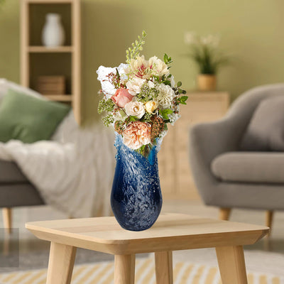Florero Decorativo de Resina con Ondas Elegantes para Hogar y Cafeterías - Image 2