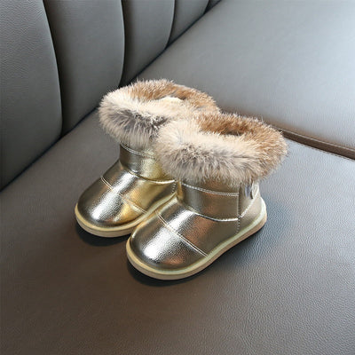 Botas de Nieve para Niña con Forro de Conejo Real y Suela Suave - Image 12